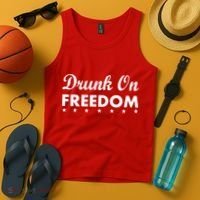 Drunk On Freedom Tank Top thumb 4