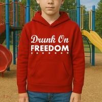Drunk On Freedom Kids Hoodie thumb 2