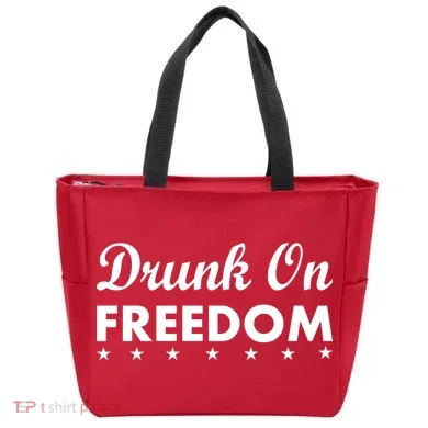 Drunk On Freedom Tote Bag