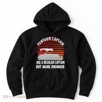 Drunk Pontoon Captain Funny Hoodie thumb 0