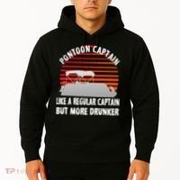 Drunk Pontoon Captain Funny Hoodie thumb 2