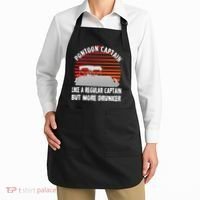 Drunk Pontoon Captain Funny Apron thumb 2