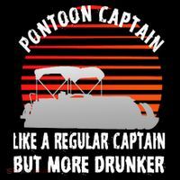 Drunk Pontoon Captain Funny Bucket Hat thumb 4