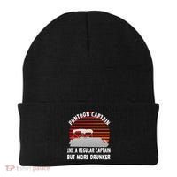 Drunk Pontoon Captain Funny Beanie thumb 0