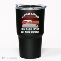 Drunk Pontoon Captain Funny Tumbler thumb 0