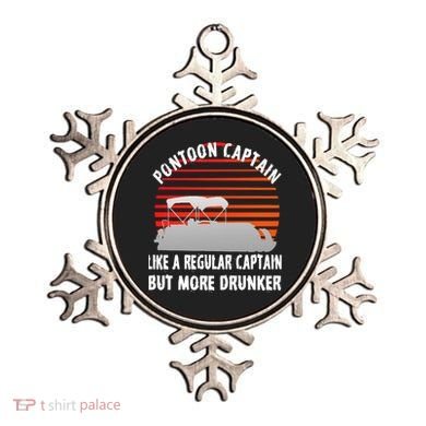 Drunk Pontoon Captain Funny Ornament
