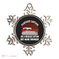 Drunk Pontoon Captain Funny Ornament thumb 0