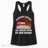Drunk Pontoon Captain Funny Women's Tank Top thumb 0