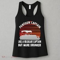 Drunk Pontoon Captain Funny Women's Tank Top thumb 3