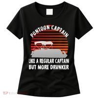 Drunk Pontoon Captain Funny Women's T-Shirt thumb 0