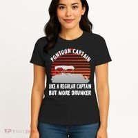 Drunk Pontoon Captain Funny Women's T-Shirt thumb 4