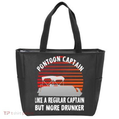 Drunk Pontoon Captain Funny Tote Bag