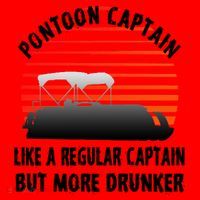 Drunk Pontoon Captain Funny Santa Hat thumb 1