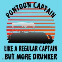 Drunk Pontoon Captain Funny Long Sleeve Shirt thumb 2