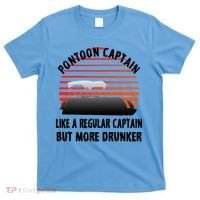 Drunk Pontoon Captain Funny T-Shirt thumb 0