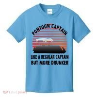 Drunk Pontoon Captain Funny Kids T-Shirt thumb 0
