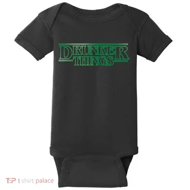 Drunker Things Baby Bodysuit