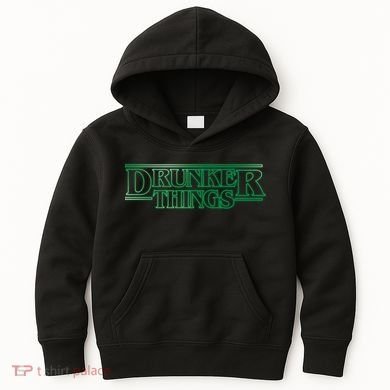 Drunker Things Kids Hoodie
