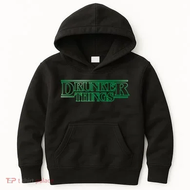 Drunker Things Kids Hoodie