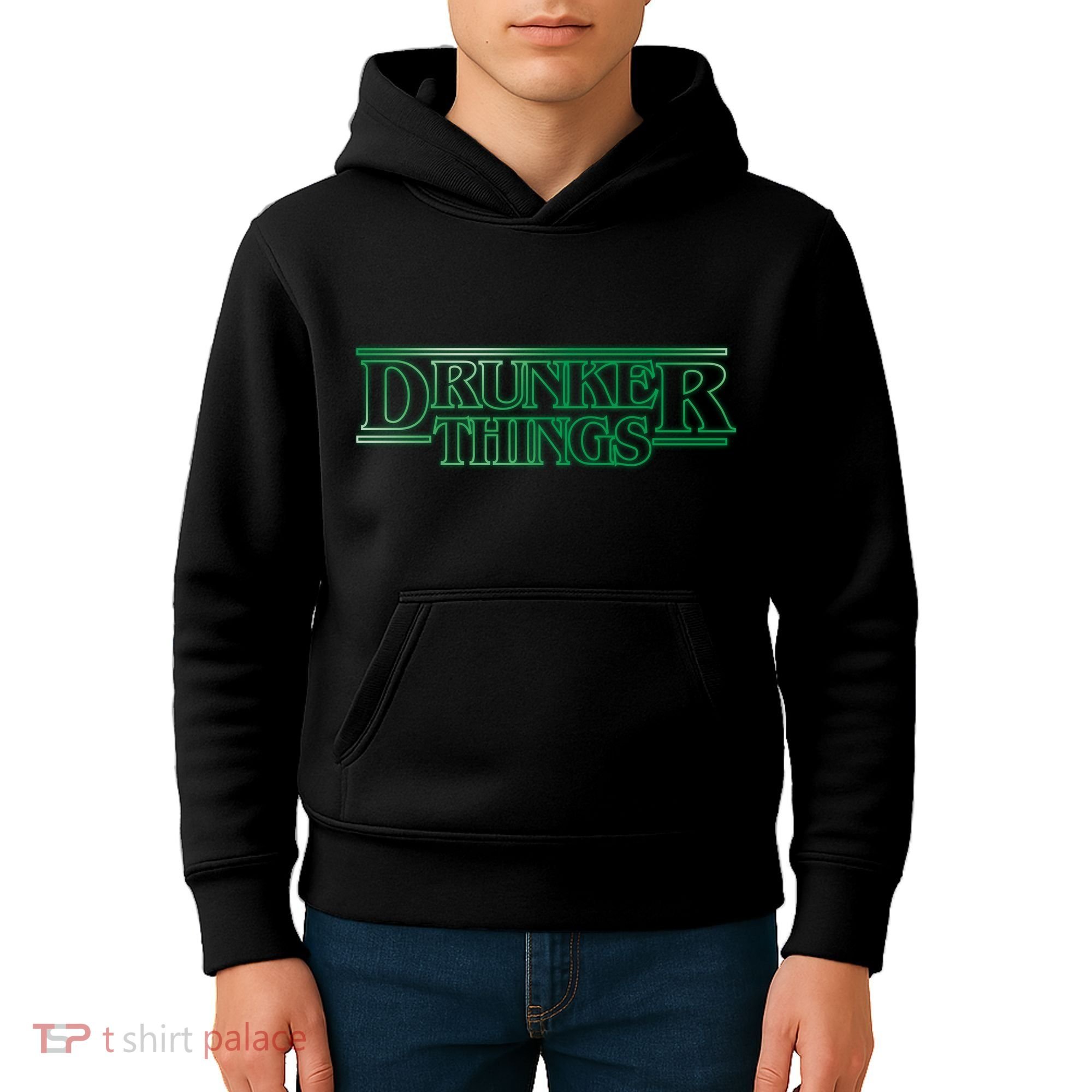 Drunker Things Kids Hoodie