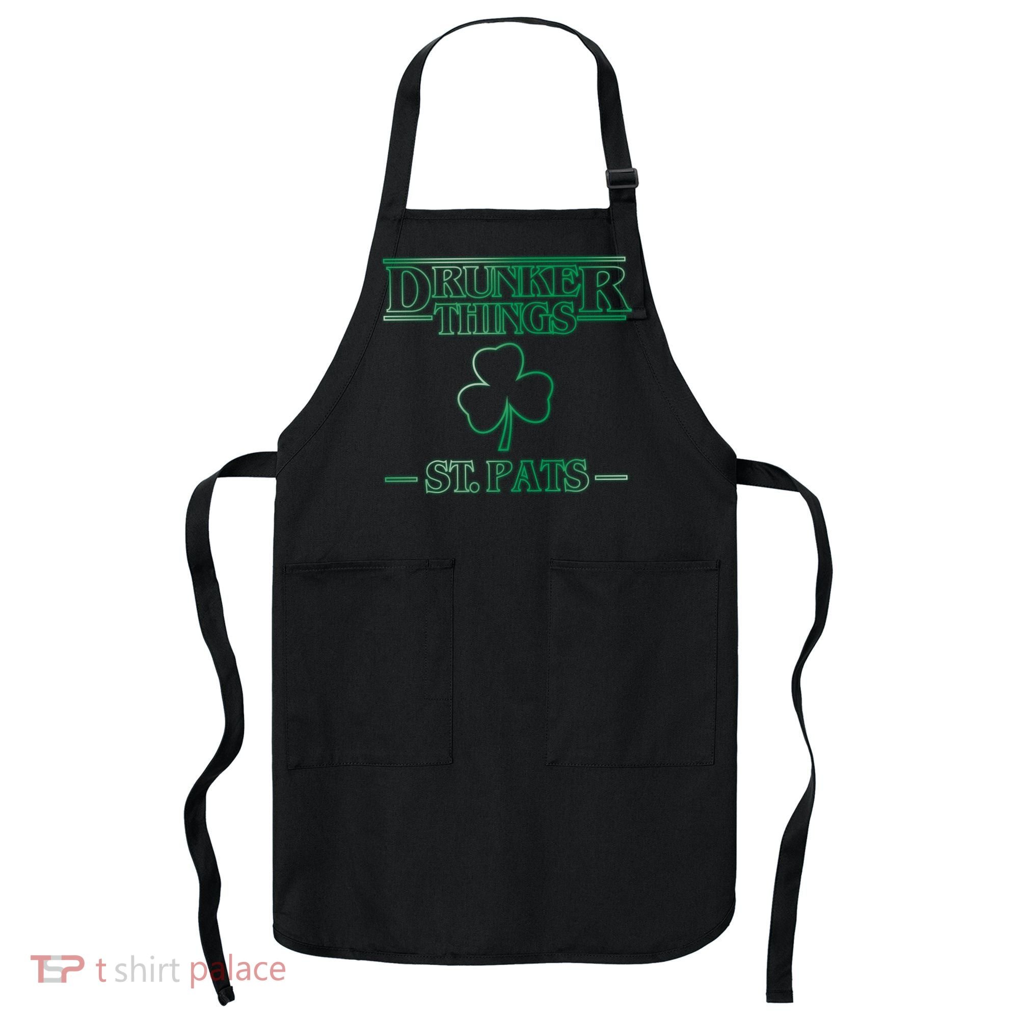 Drunker Things St. Patrick's Day Apron