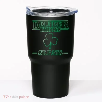 Drunker Things St. Patrick's Day Tumbler