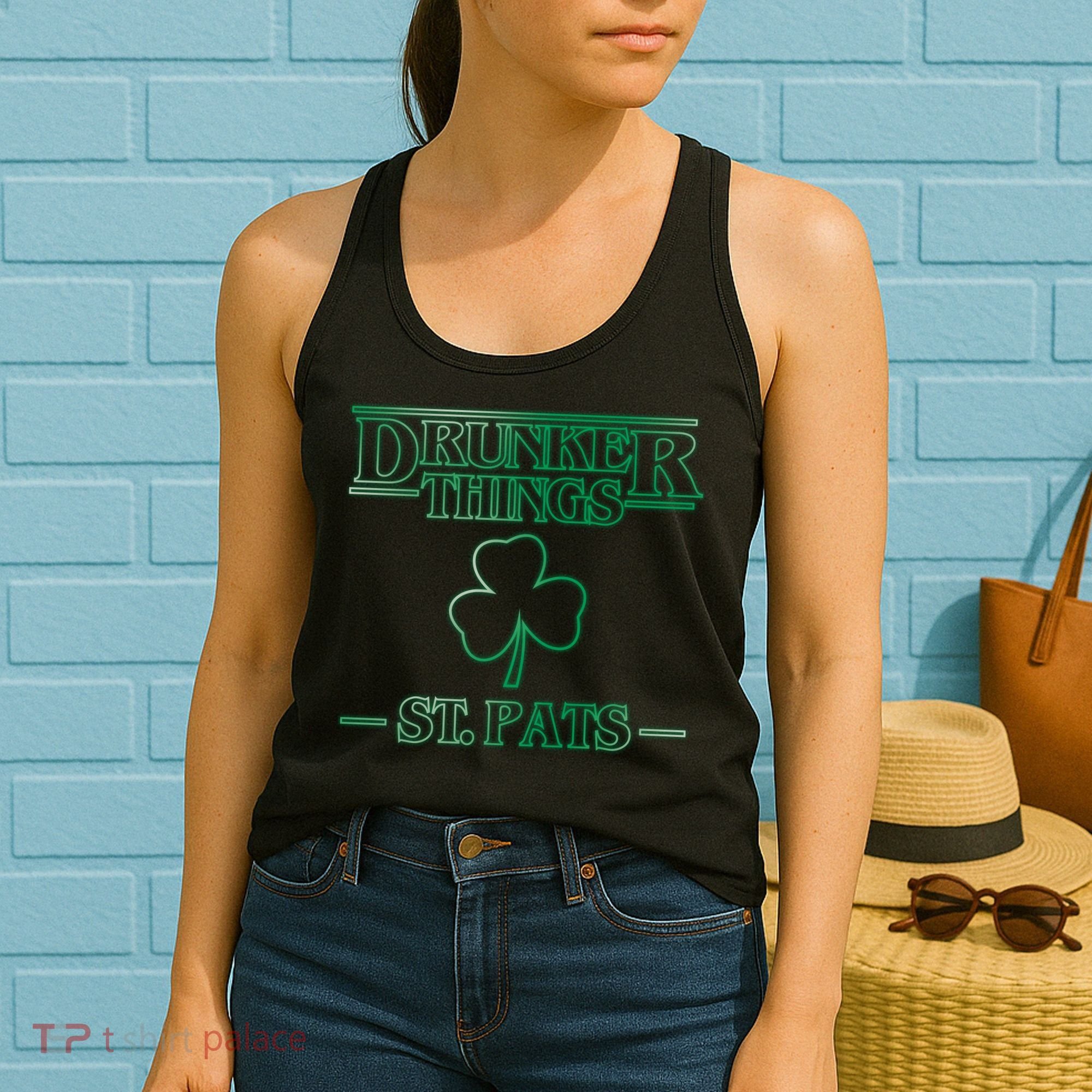Drunker Things St. Patrick's Day Women's Tank Top