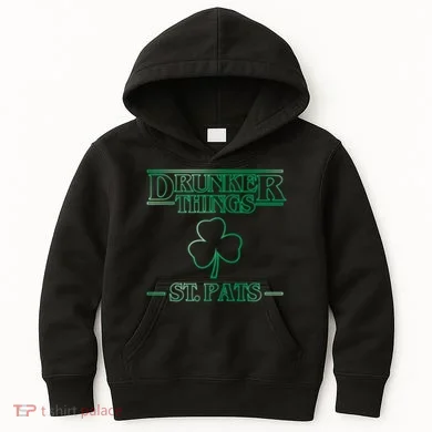 Drunker Things St. Patrick's Day Kids Hoodie