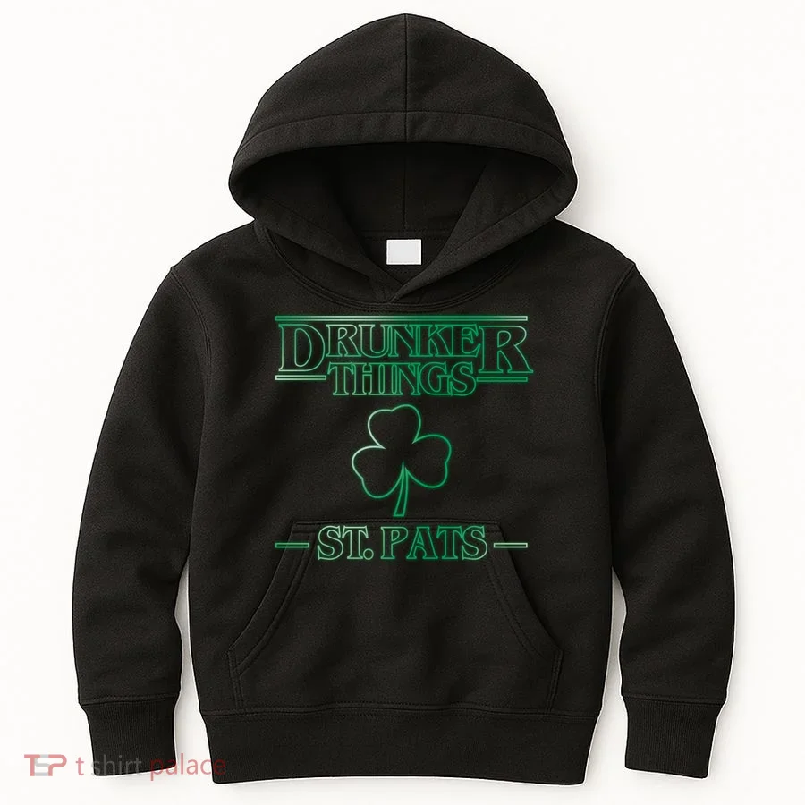 Drunker Things St. Patrick's Day Kids Hoodie