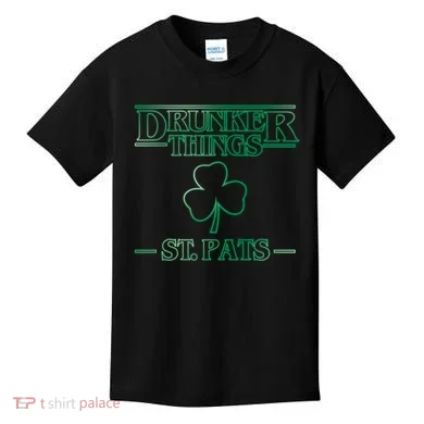 Drunker Things St. Patrick's Day Kids T-Shirt