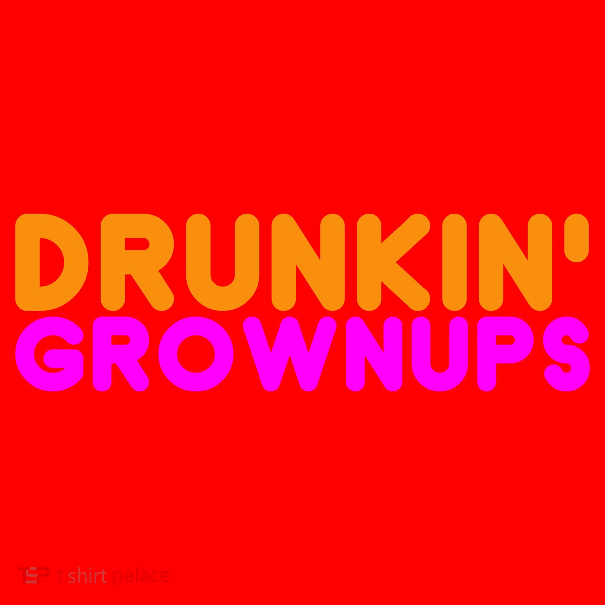 Drunkin Grownups Funny Drinking Santa Hat