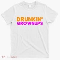 Drunkin Grownups Funny Drinking T-Shirt thumb 0