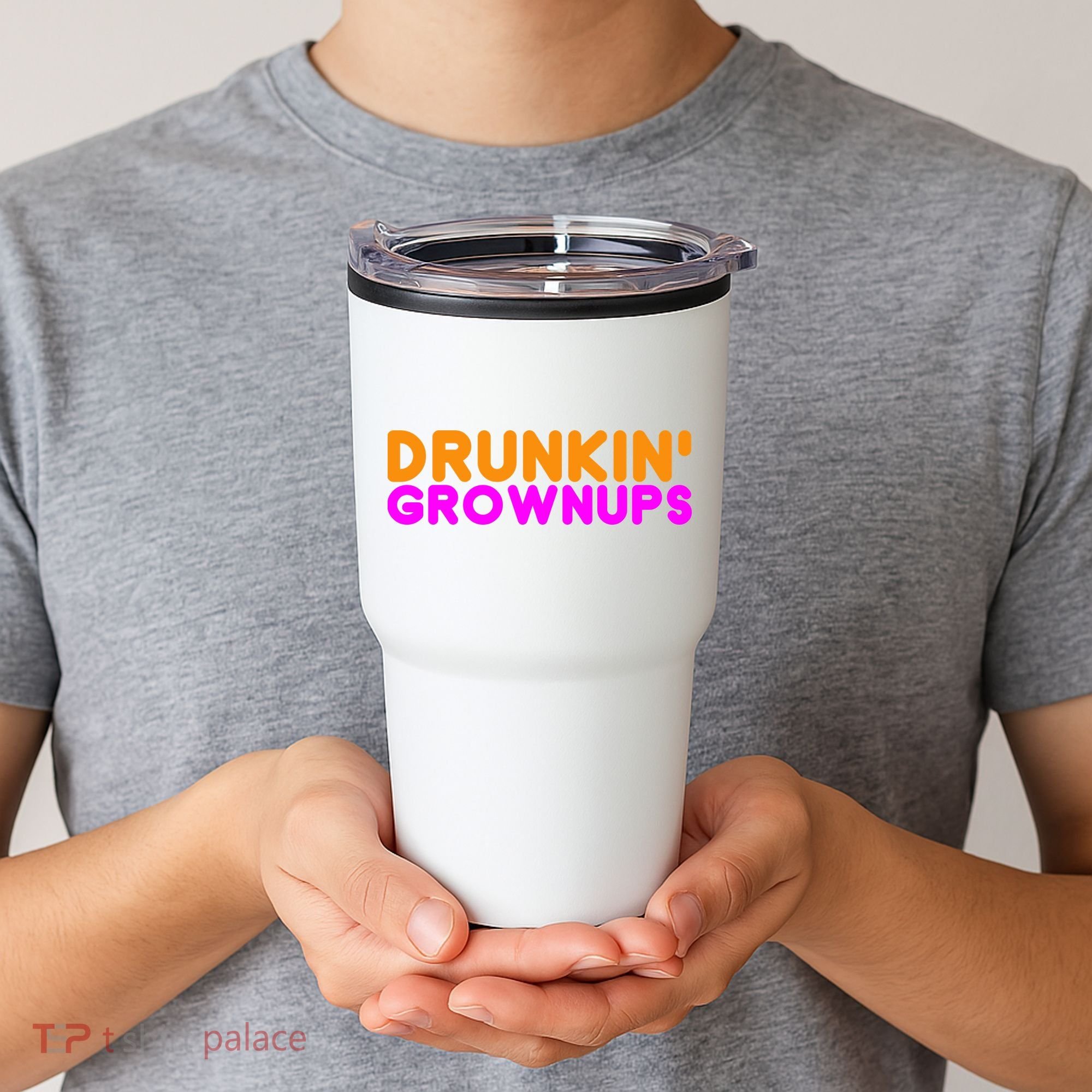 Drunkin Grownups Funny Drinking Tumbler