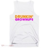 Drunkin Grownups Funny Drinking Tank Top thumb 0