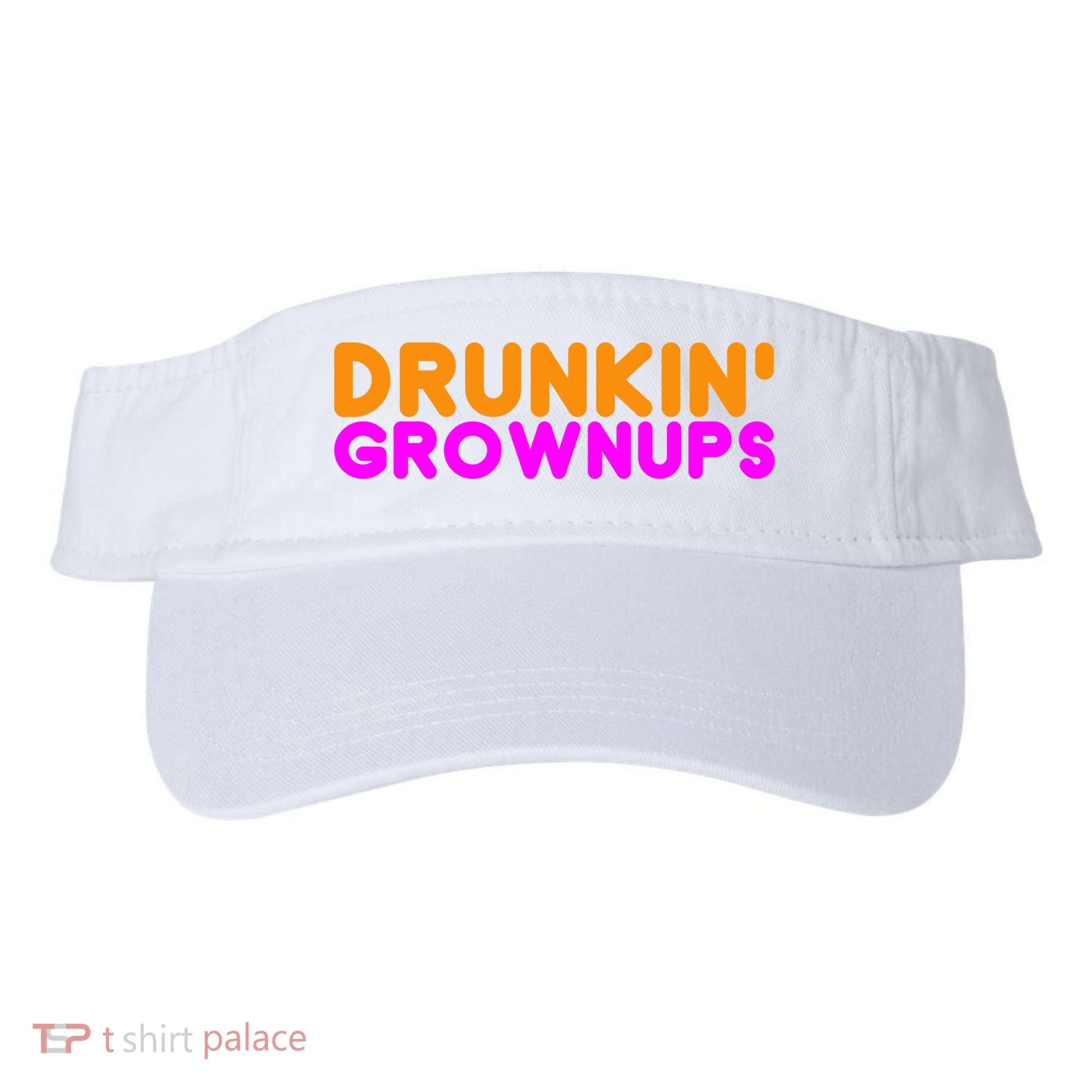 Drunkin Grownups Funny Drinking Visor