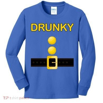Drunky Dwarf Costume Kids Long Sleeve Shirt