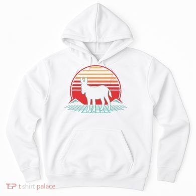 Donkey Retro Vintage 80s Style Animal Lover Gift Hoodie
