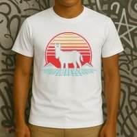 Donkey Retro Vintage 80s Style Animal Lover Gift T-Shirt thumb 3