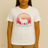 Donkey Retro Vintage 80s Style Animal Lover Gift T-Shirt thumb 4