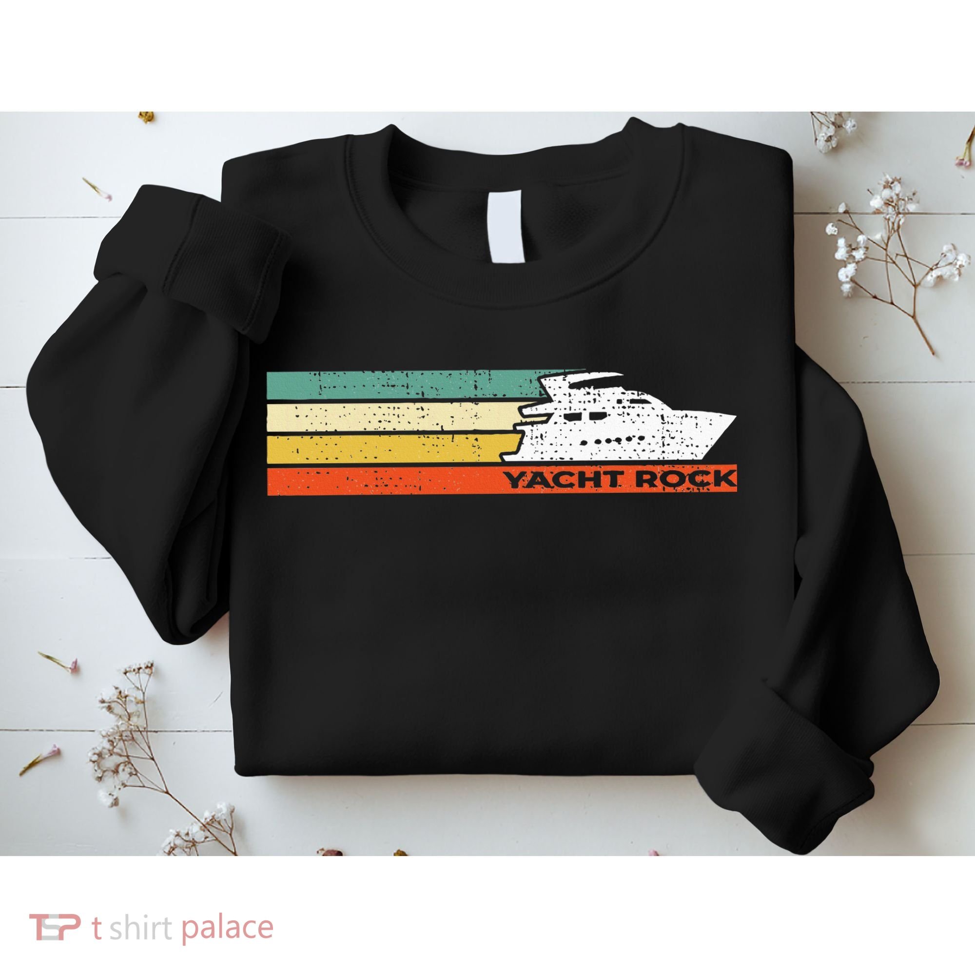 Distressed Retro Yacht Rock Sweatshirt