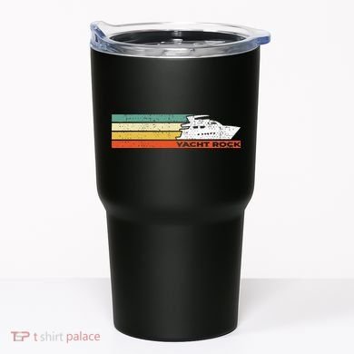 Distressed Retro Yacht Rock Tumbler