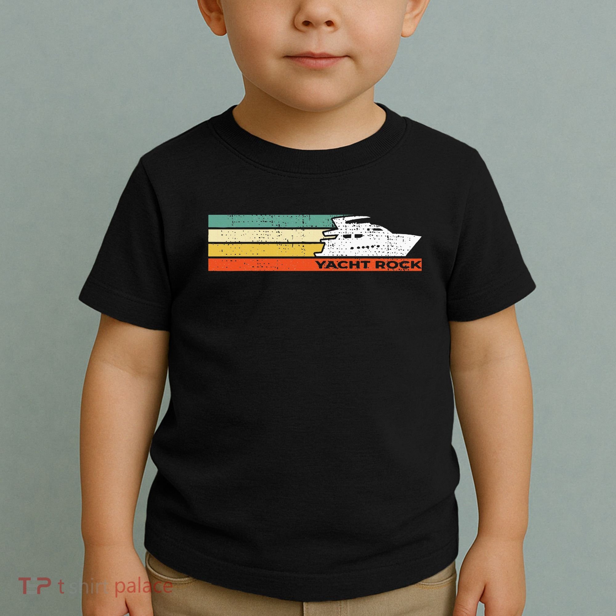 Distressed Retro Yacht Rock Toddler T-Shirt