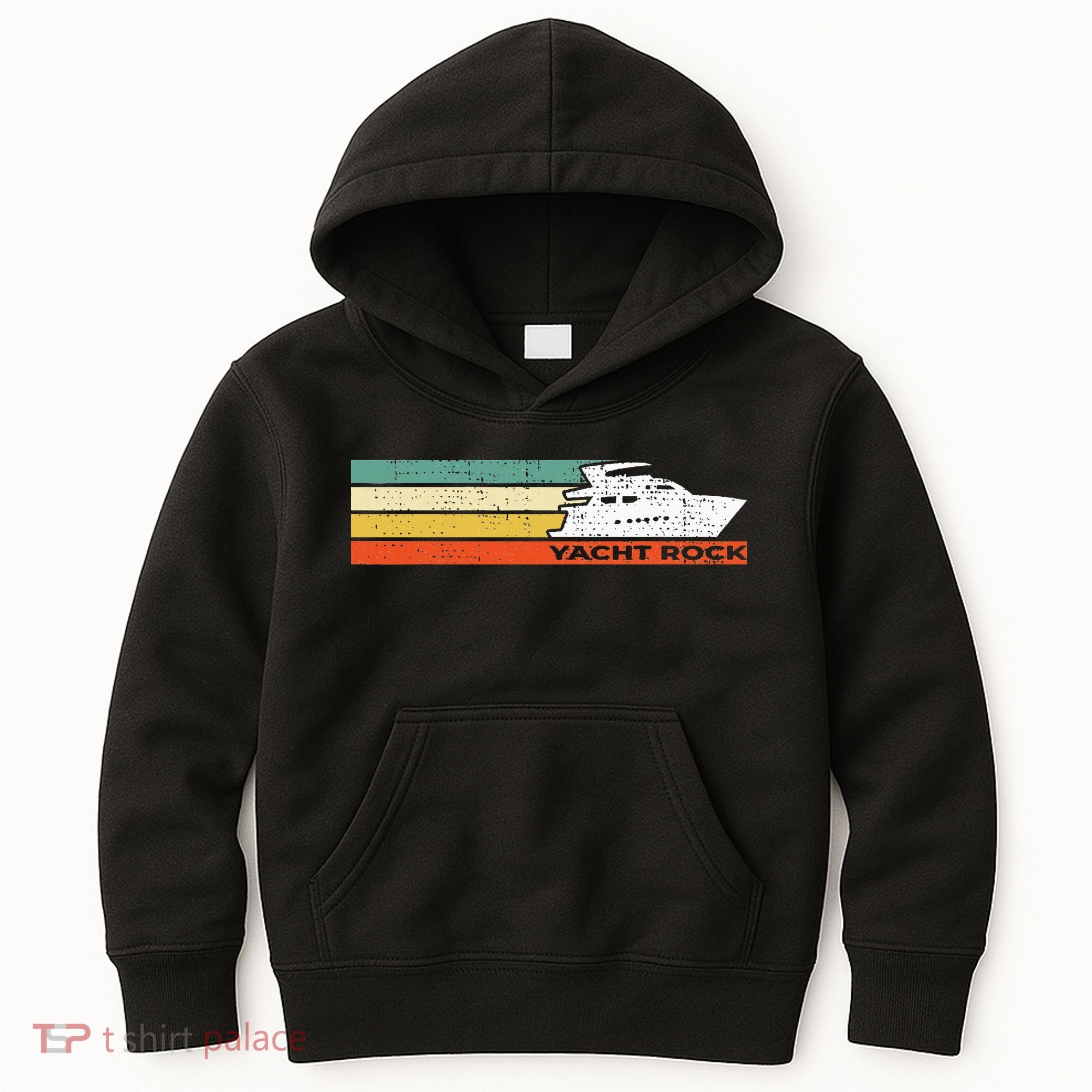 Distressed Retro Yacht Rock Kids Hoodie