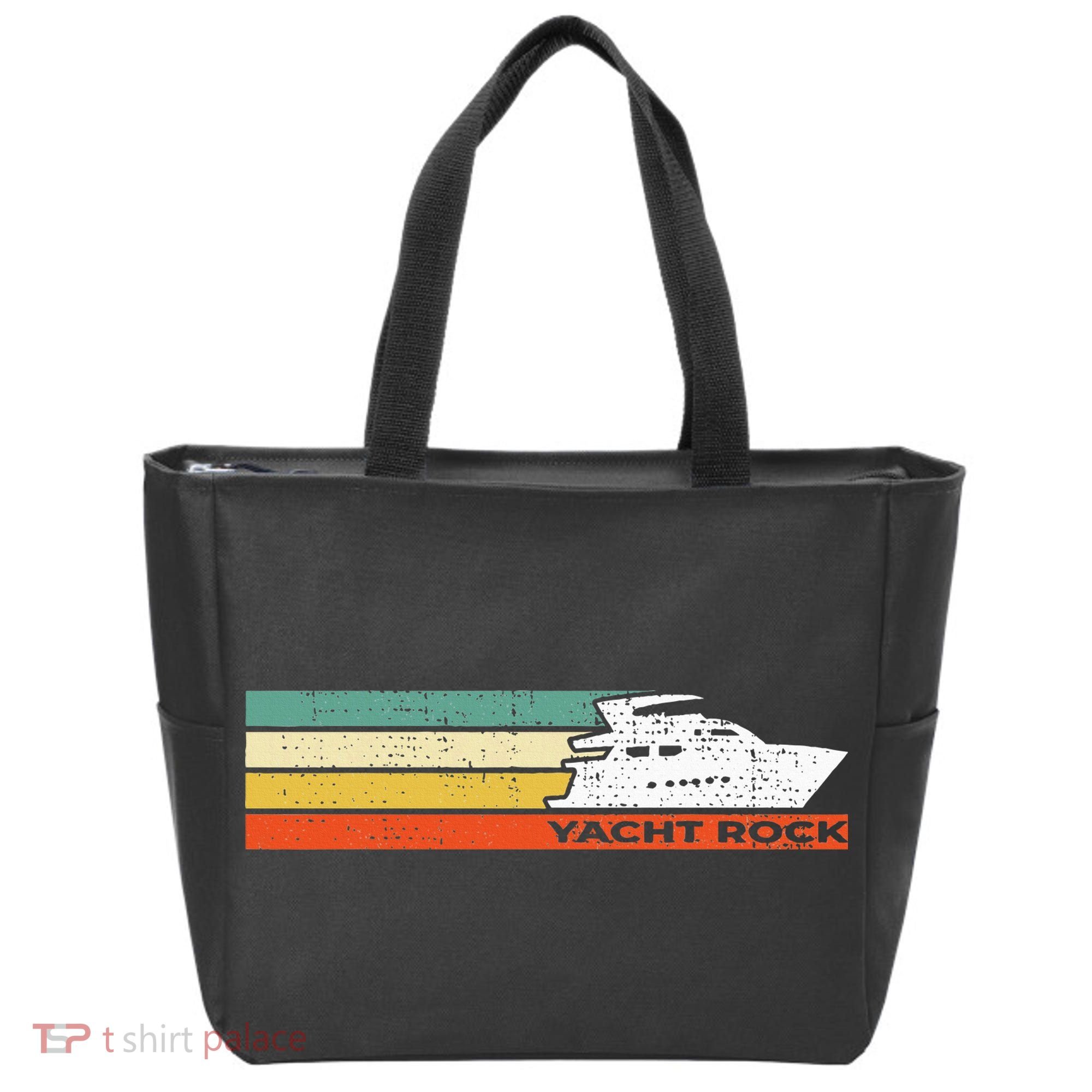 Distressed Retro Yacht Rock Tote Bag