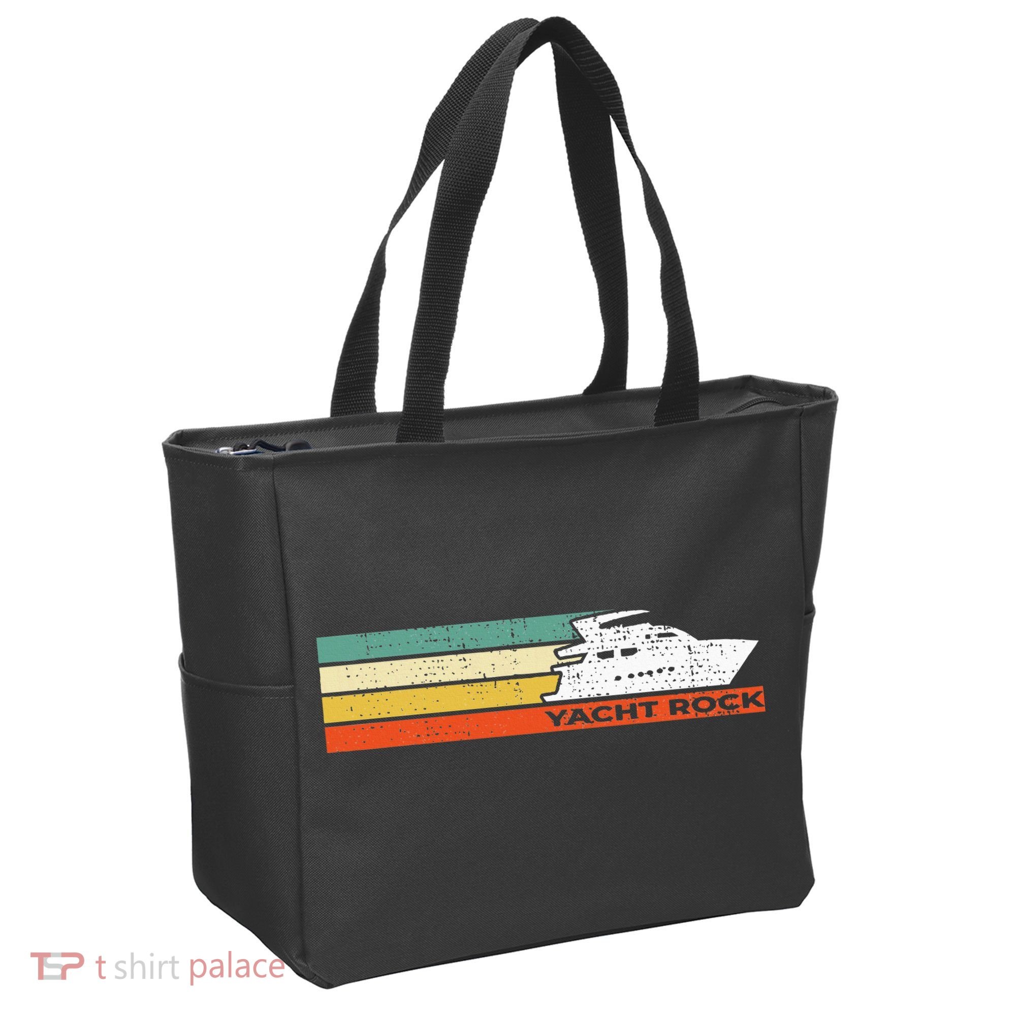 Distressed Retro Yacht Rock Tote Bag