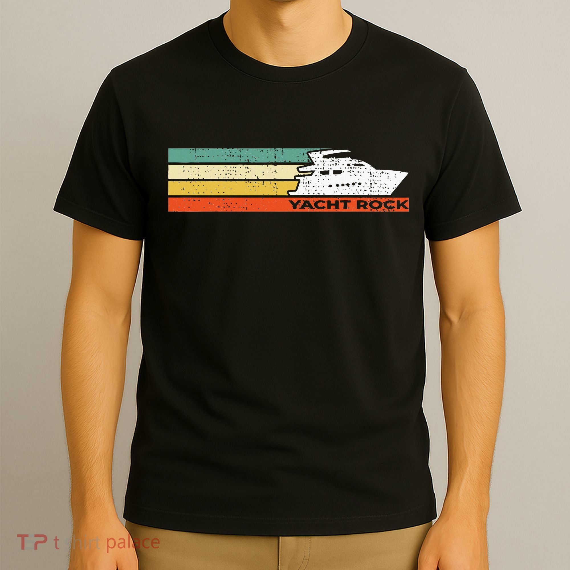 Distressed Retro Yacht Rock T-Shirt