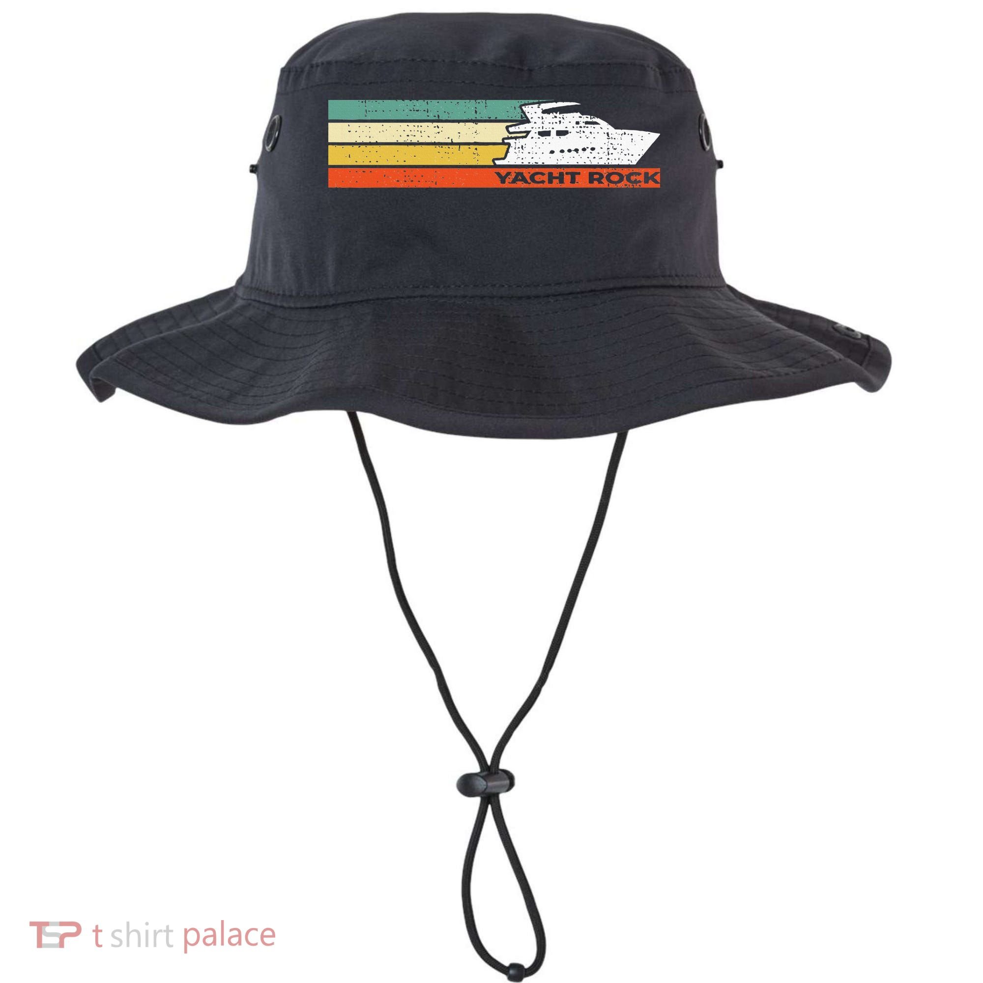 Distressed Retro Yacht Rock Bucket Hat