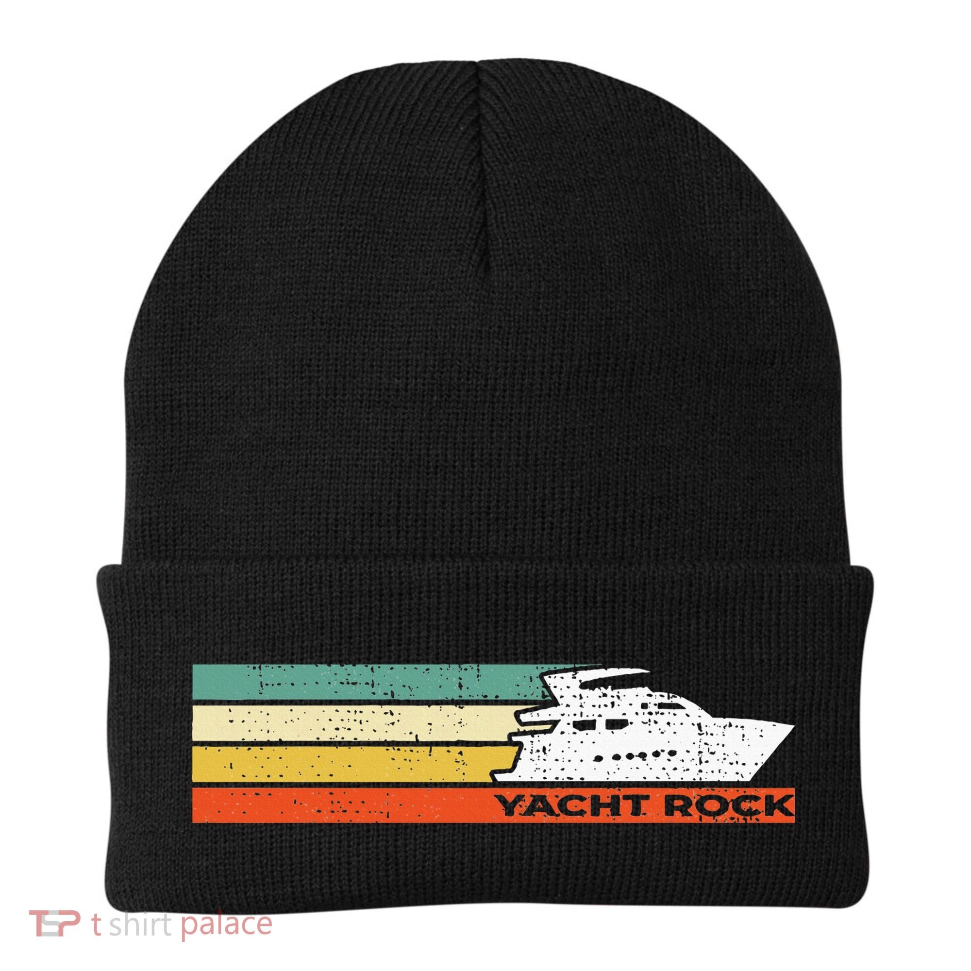 Distressed Retro Yacht Rock Beanie
