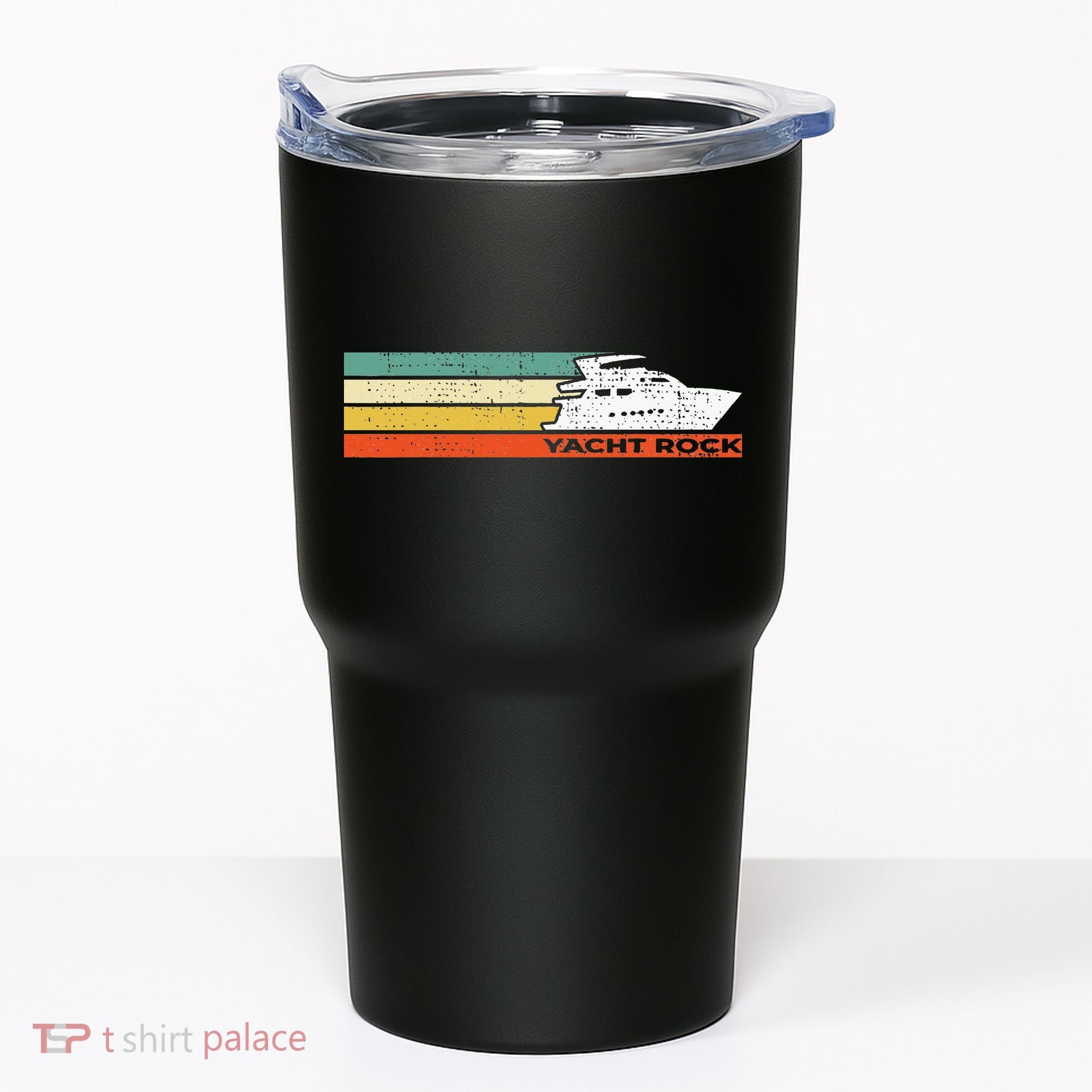 Distressed Retro Yacht Rock Tumbler