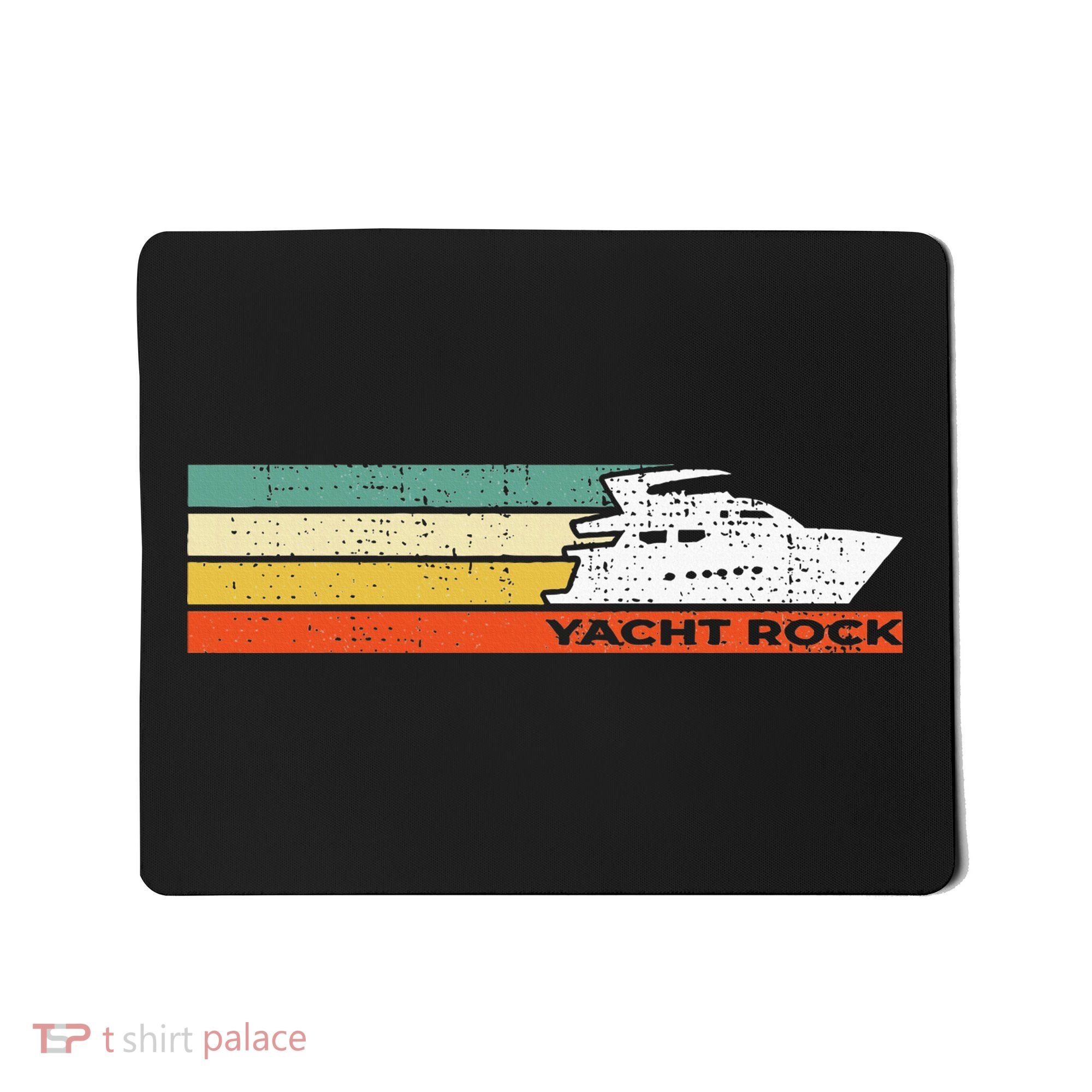 Distressed Retro Yacht Rock Mousepad